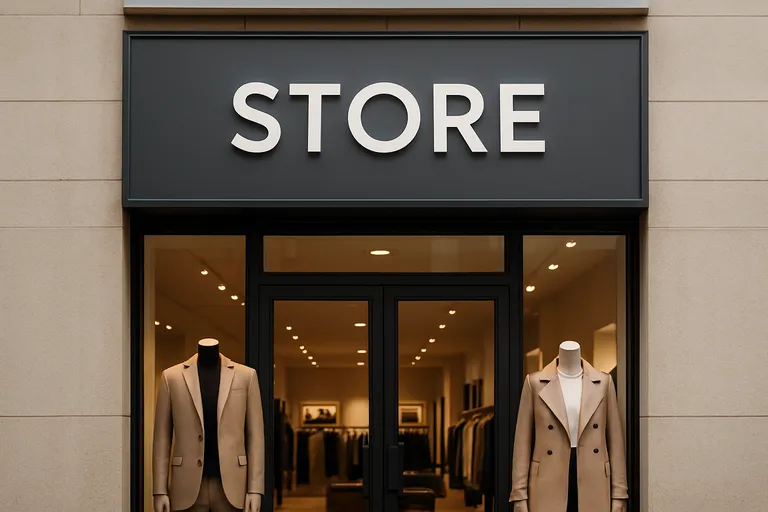Winkel signing voor een professionele uitstraling