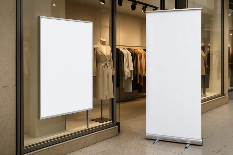 Posters en banners voor maximale zichtbaarheid